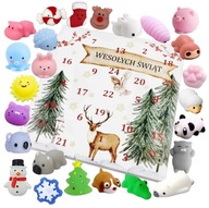 ADVENTNÝ KALENDÁR MOCHI SQUISHY GNIOTKI TOYS 24