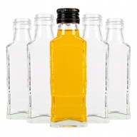 50ks 100 ml moskovská sklenená fľaša na vodku a džúsy