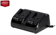 DVOJITÁ NABÍJAČKA BCS20-2X 4A 20V Stalco S-97392