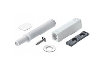 BLUM TIP-ON na dvere, biely krátky magnet + adaptér