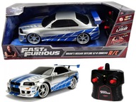 Nissan Skyline GT-R 2,4 GHz 1:16 Jada RC diaľkové ovládanie Fast & Furious