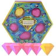 Set Sparkling Bath Bombs Diamonds 5x30g