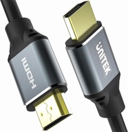 Unitek HDMI - HDMI kábel 1,5m strieborný