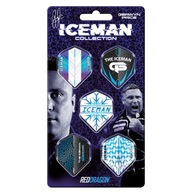 Súprava peria Red Dragon Gerwyn Price Iceman