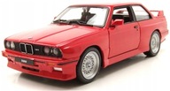 Bmw M3 (E30) 1988 1:24 Model Bburago 21100 červený