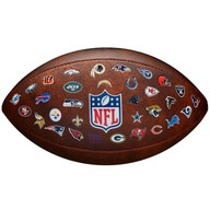 Lopta Wilson NFL JR Throwback FB 32 s tímovým logom WTF15