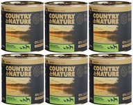 COUNTRY NATURE Kačica s cviklou a jablkom 6x850g