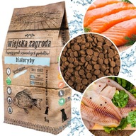 Wiejska Zagroda Suché krmivo pre psov WHITE FISH LOSOS Stredné plemená M 9kg