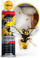 No Pest Bazooka sprej na osy a sršne 750 ml EFEKTÍVNY SILNÝ sprej