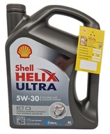 SHELL HELIX ULTRA ECT C3 5W30 4L + PRÍVESEK SHELL FRESH!!!!