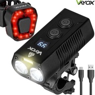 VAYOX USB LED BIKE SVETLO PREDNÉ ZADNÉ SADA