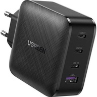 Ugreen 65W 3xUSB-C USB-A QC rýchlonabíjačka pre notebook, tablet