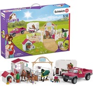 SCHLEICH 72148 prehliadka paddocku + pickup 42195