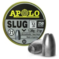 APOLO SLUG pelety 1,36 g 21 gr 5,5 mm 250 ks