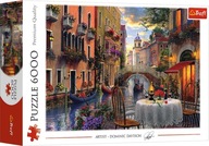 PUZZLE ROMANTICKÁ VEČERA V BENÁTKACH 6000 KUSOV.