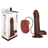 Realistický hnedý vibrátor 10" Toyz4Lovers