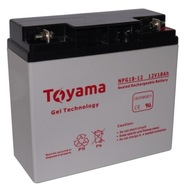 Gélová gélová batéria Toyama NPG 18 Ah 12V VRLA