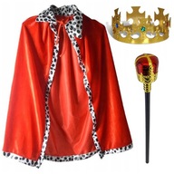 KING QUEEN OUTFIT SET CROWN CAPESTR