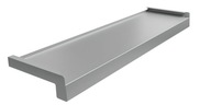 Vonkajší parapet Steel Silver 35cm Standard