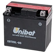 BATÉRIA UNIBAT CBTX5L-BS P+ 12V 4Ah