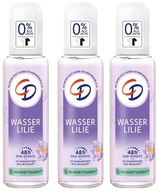 CD Wasserlilie Deodorant 75 ml atomizér v sklenenej fľaši 0% hliník x3