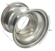 Zadné koleso 8x7 (110mm) ATV