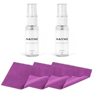 2x Hayne LENS CLEANER + 3x handrička 15x18 cm (fialová)