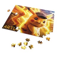 Puzzle + meno Pokemon Detective Pikachu A3 252 ks