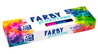 Plagátové farby OXFORD (12+2 farby)