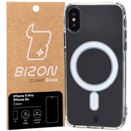 Puzdro + sklo na iPhone X/Xs, Bizon, puzdro, MagSafe