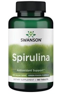 Swanson - SPIRULINA 500 mg - 180 tabliet