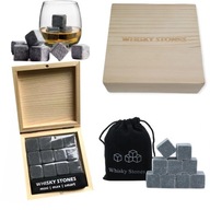 ICE STONES WHISKEY kocky Drevené balenie 12 kusov Whisky SET