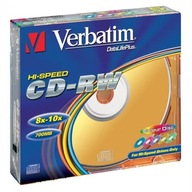 Verbatim CD-RW, 43167, SERL High-Speed ​​​​Color, 5-p