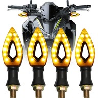 Smerovky MOTOCYKEL ŠÍPKA 12 LED 4 ks SET BLIKÁROV