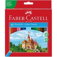 FABER CASTELL Zipsové ceruzkové pastelky 48 farieb