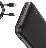 AUKEY PB-N73 POWER BANK 10000mAh 4xUSB 12W QC 3.0 PD 3.0 + kábel ZDARMA