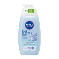 NIVEA BABY Čistiaca kvapalina, jemný kúpeľ, 450 ml