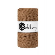 Macrame bavlnená šnúra Bobbiny 3mm 3PLY Caramel