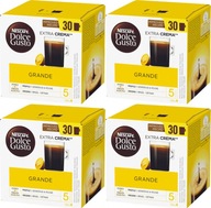 Kávové kapsuly Nescafe Dolce Gusto Grande 30 ks x4