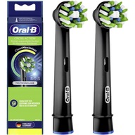 2x Original Oral-B Cross Action EB50 Tips Black