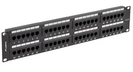 PATCH PANEL 48 2U CAT.5E UTP BLACK LANBERG 19