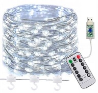 ZÁVESNÉ SVETLÁ ZÁCLONY GRANDY ICILS NA OKNO VIANOČNÉHO STROMU USB 200 LED