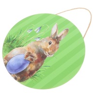 House Ornaments Easter Bunny Egg Sign