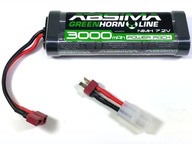 7,2V/3000mAh NiMH T-Plug/Tamiya batéria