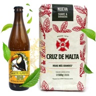 Yerba Mate Cruz de Malta Elaborada 0,5 kg + pivo IPA Green Guarana 500 ml