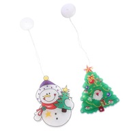 2ks Spálňová lampa Okenné svietidlo Snowman