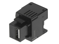 Stabilizovaný zdroj, USB-A nabíjačka 230V/5V-2A KEYSTONE čierna