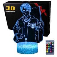 3D USB LED nočná lampa ako darček HARRY POTTER