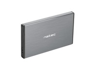 NATEC Externá priehradka na HDD/SSD Sata Rhino Go 2.5 USB 3.0 šedá