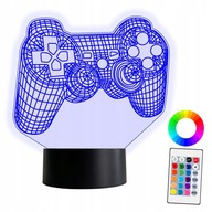 XL 3D LED podložka na konzolu PS4 PS5 16 farieb + diaľkové ovládanie